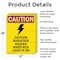 Signmission Radiation & Laser Sign, 18 in H x 12 in W, Aluminum, Rectangle OS-2PACK-CR-A-1218-V-10262 - alternate 6